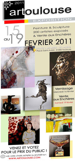 Affiche Exposition Artoulouse 2011 à laquelle participait VGD
